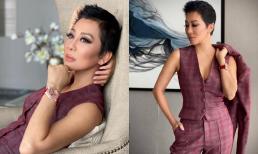 MC Kỳ Duyên khiến người hâm mộ ngỡ ngàng với tóc ngắn tomboy, thân hình quyến rũ ở tuổi 56