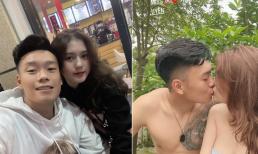 Ngày thứ 5 cách ly cùng đội tuyển quốc gia, Thành Chung đăng ảnh hôn người yêu hot girl cực ngọt ngào