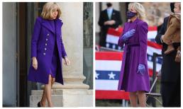 Đệ nhất phu nhân Pháp và Hoa Kỳ 'gây lú' khi cùng để 'quả đầu lồng gà'? Netizen: Cứ nhìn vào đôi chân để phân biệt