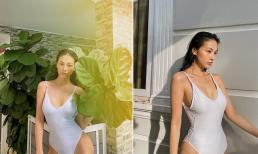 Phương Khánh mặc bikini bốc lửa khoe đường cong quyến rũ tại nhà