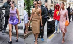 Bà xã Justin Bieber khoe visual 'chặt chém' lúc gặp Đệ nhất phu nhân Pháp rồi lại hóa gái ngoan khi hẹn hò cùng chồng