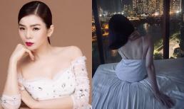 Khoe ảnh trên giường tại nhà riêng, Lệ Quyên lộ thân hình nóng bỏng và góc view đẹp lãng mạn về đêm