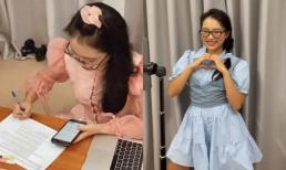 Phương Mỹ Chi vừa ôn thi tốt nghiệp vừa nhận job “mệt nghỉ” mùa dịch, không hổ danh sao nhí hái ra tiền của Vbiz
