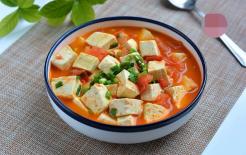 Súp đậu phụ cà chua: Món ăn không dầu mỡ, đơn giản, bổ dưỡng, người già và trẻ em đều thích 