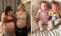 Cặp đôi đồng tính nữ cùng mang thai, sinh con cách nhau 13 ngày