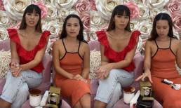 Em gái của Hà Anh bị chê kém sang vì 'thả rông' khi livestream