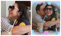 Sau khi chia tay Thanh Bi, hiếm hoi mới thấy Quang Lê ôm và hôn một đồng nghiệp nữ 