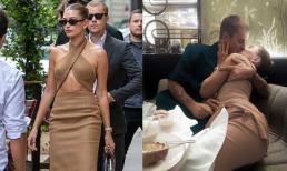 Mặc kệ bị chê 'kém duyên' khi hở bạo đi gặp Tổng thống Pháp, Hailey vẫn vô tư khoe ảnh khóa môi Justin tình tứ trong nhà hàng 