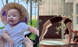 Bé Leon làm “cameo” cực cưng trong buổi tập yoga của mẹ Hà Hồ, nhưng chưa được một lúc thì bị điều này cám dỗ 