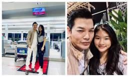 Trần Bảo Sơn đưa con gái Bảo Tiên về Mỹ thăm bà nội