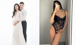 Đang bầu bí ở tuần 25 với chồng CEO, hot girl Vũ Ngọc Châm vẫn khoe ảnh cực 'bốc lửa'