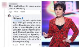 Đăng ảnh tặng quà mùa dịch cho người khó khăn, Việt Hương vẫn bị chê 'tặng quà mà khoe'