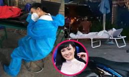 Phương Thanh gục ngã trên bàn khi đi làm tình nguyện viên chống dịch Covid-19