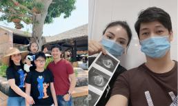 Diễn viên 'Hoa hồng trên ngực trái' Ngọc Quỳnh khoe vợ đang mang thai đôi