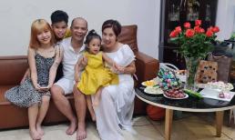 Nguyệt Hằng - bà Hoài ở 'Hãy nói lời yêu' đón sinh nhật giản dị bên chồng con, lộ chi tiết thay đổi khác hẳn trong phim