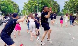 Chơi trò trở về tuổi thơ, Vũ Khắc Tiệp và Ngọc Trinh gây tranh cãi vì lãng phí đồ ăn