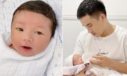 NTK Hà Duy làm 'ông bố đơn thân', hạnh phúc khoe loạt ảnh đáng yêu của nhóc tỳ mới chào đời 