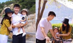Hậu hoàn thành cách ly, cầu thủ Duy Mạnh cùng vợ con đi du lịch Nha Trang