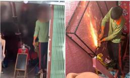 Vợ muốn ly hôn, chồng lên tận shop quần áo của vợ tháo cả cửa sắt mang về 