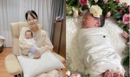 Con gái nửa tháng tuổi xinh như thiên thần của mỹ nhân 'Phía đông vườn địa đàng' 