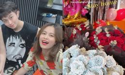 Hoàng Thùy Linh tung ảnh ngập hoa khắp nhà, ngó sang hình Gil Lê thấy trùng hợp đến lạ