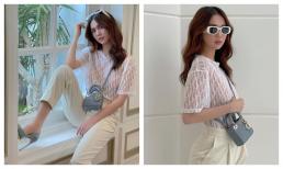 Lên đồ hàng hiệu sang chảnh nhưng Ngọc Trinh lại gây phản cảm vì lỗi này