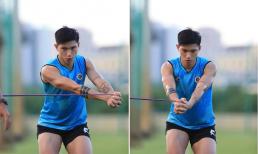 Thấy Đoàn Văn Hậu khoe cơ bắp cuồn cuộn khi tập luyện, 'bạn gái tin đồn' liên tục bấm like