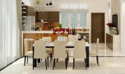 Phòng ăn đặt đối diện cửa chính phạm đại kỵ phong thủy, hóa giải ngay để tránh gây họa cho gia đình