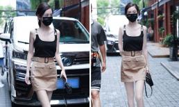 Angelababy mắt sưng húp, thân hình gầy trơ xương khiến fans xót xa 