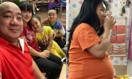 Nhan sắc vợ Hiếu Hiền mang bầu ở tháng cuối thai kỳ, nam diễn viên tiết lộ món ăn yêu thích của Thùy Liên