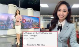 BTV Xuân Anh lên tiếng trước đồn làm việc ở VTV với mức lương 70 triệu/tháng