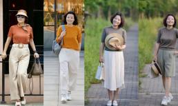 Phụ nữ bốn mươi, năm mươi tuổi mặc áo phông thì nhớ “3 mặc, 3 không mặc” vừa hợp thời trang lại gầy đi trông trẻ hơn, ưa nhìn
