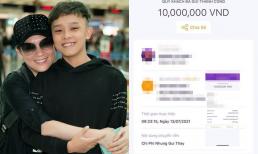 Phi Nhung tiếp tục cùng con trai nuôi Hồ Văn Cường chuyển tiền thêm để ủng hộ trong mùa dịch