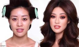 Khánh Vân gây 'sốc toàn tập' với hình ảnh trước và sau khi make-up