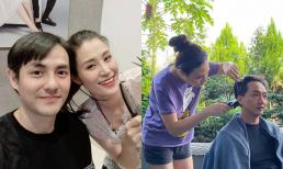 Những bà vợ trong Vbiz trổ tài cắt tóc cho chồng giữa mùa dịch: Người khiến netizen trầm trồ, người ngậm ngùi nhận cái kết đắng