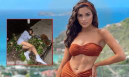 Miss Universe 2012 bị chỉ trích vì say xỉn ngã nằm ngay gốc cây bên đường