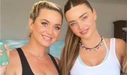 Dù hơn tuổi và từng 3 lần sinh nở nhưng Miranda Kerr vẫn khiến Katy Perry lép vế khi chung khung hình 