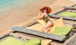 Quỳnh Nga lại thể hiện đẳng cấp 'thả thính' cực cao với ảnh bikini mướt mắt