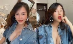 Quế Vân 'lên đồ' lộng lẫy, khoe trọn vòng một căng đầy cực sexy dù mới sinh con được 6 ngày