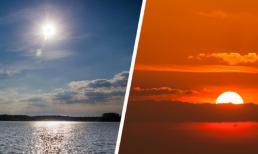 Tại sao Mặt trời lại có màu trắng vào buổi trưa, màu đỏ khi bình minh và hoàng hôn?