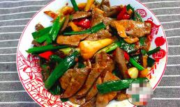 Đầu bếp dạy bạn phương pháp gan heo ướp xào ngon nhất, khi ăn gan rất mềm và thật thơm