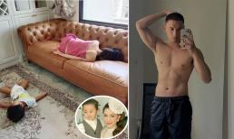 Sao Việt 18/7/2021: Hòa Minzy ngủ say để con trai nằm ngủ dưới sàn nhà lúc nào không hay; Thuận Nguyễn tự cắt tóc vào mùa dịch