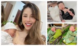 Con trai thứ 3 mới sinh được 10 ngày, Quế Vân đã tung hậu trường bộ ảnh đúng chất 'dân chơi'