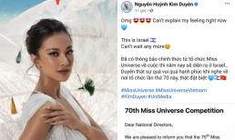 Miss Universe 2021 thông báo thay đổi địa điểm tổ chức, Kim Duyên hào hứng: 'Không thể chờ đợi thêm được nữa'