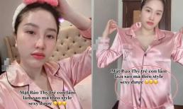 Bảo Thy khiến netizen xôn xao khi lộ vòng 2 to giữa nghi vấn đang mang thai con đầu lòng với chồng đại gia