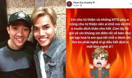 Học trò Trấn Thành bức xúc và phẫn nộ khi có người trục lợi, xin đồ từ thiện về bán tạp hóa giữa mùa dịch