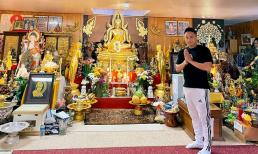 Cao Thái Sơn bị soi tư thế đứng không phù hợp khi đi chùa