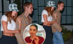 Hailey dạo phố trong tư thế 'giữ chồng khư khư' sau khi Justin bị réo tên trong video TikTok của Selena Gomez 
