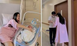 Hot girl Vũ Ngọc Châm sinh con đầu lòng