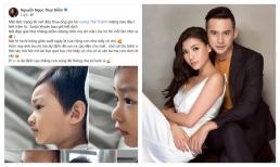 Thúy Diễm khoe muôn góc điển trai của quý tử nhưng không quên khai tật xấu Lương Thế Thành